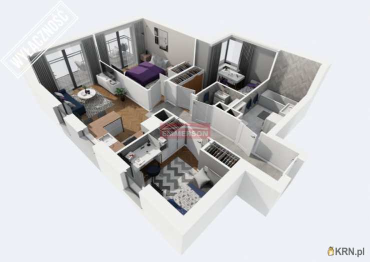 Kraków, Podgórze, ul. , 4 pokojowe, Mieszkanie  na sprzedaż