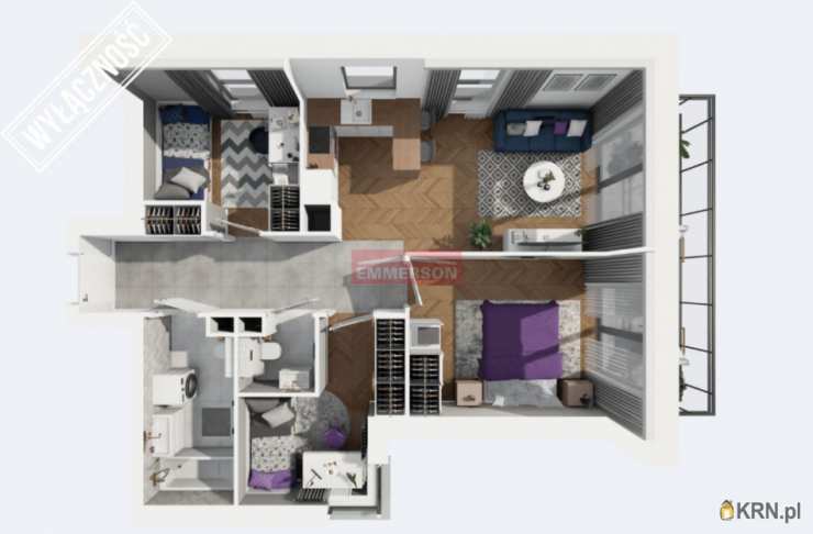 Emmerson Lumico Sp. z o. o., Mieszkanie  na sprzedaż, Kraków, Podgórze, ul. 