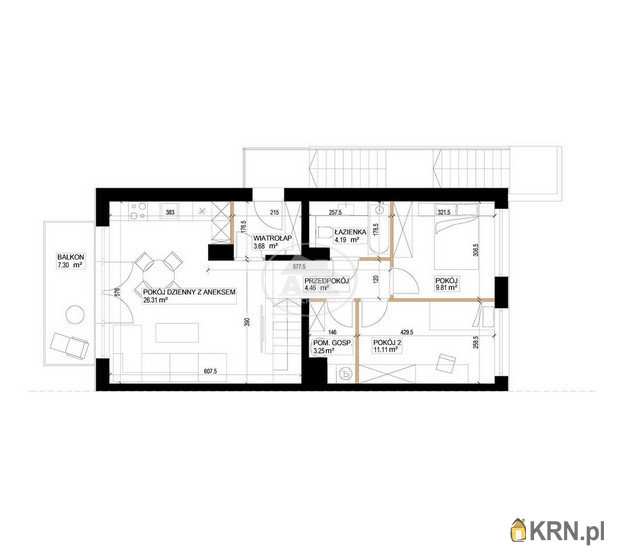 Mieszkanie  na sprzedaż, Wrocław, Psie Pole/Lipa Piotrowska, ul. Waniliowa, 3 pokojowe