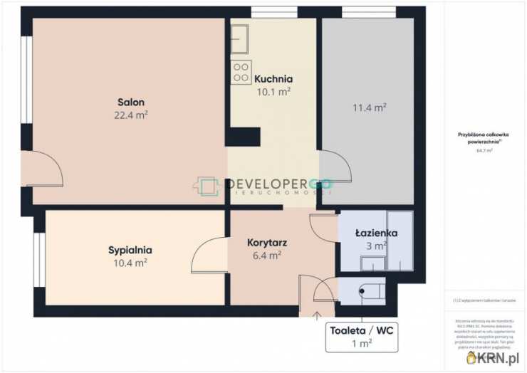 3 pokojowe, Białystok, Słoneczny Stok, ul. , Mieszkanie  na sprzedaż