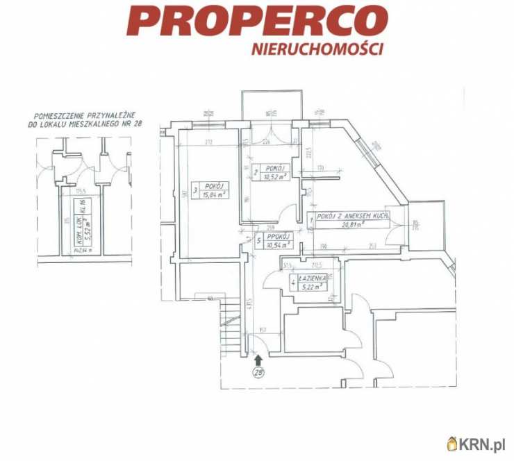 Mieszkanie  na sprzedaż, 3 pokojowe, Kielce, Na Stoku, ul. 