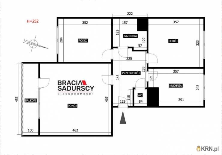 Dobczyce, ul. Piastowskie, Mieszkanie  na sprzedaż, 3 pokojowe