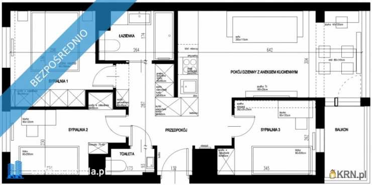 Mieszkanie  na sprzedaż, 4 pokojowe, Warszawa, Ursynów, ul. Komisji Edukacji Narodowej