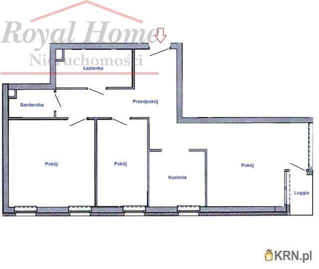3 pokojowe, Mieszkanie  na sprzedaż, Wrocław, Psie Pole, ul. Zielna