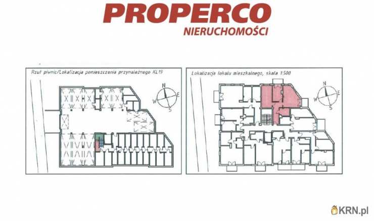 3 pokojowe, Mieszkanie  na sprzedaż, Kielce, Na Stoku, ul. 