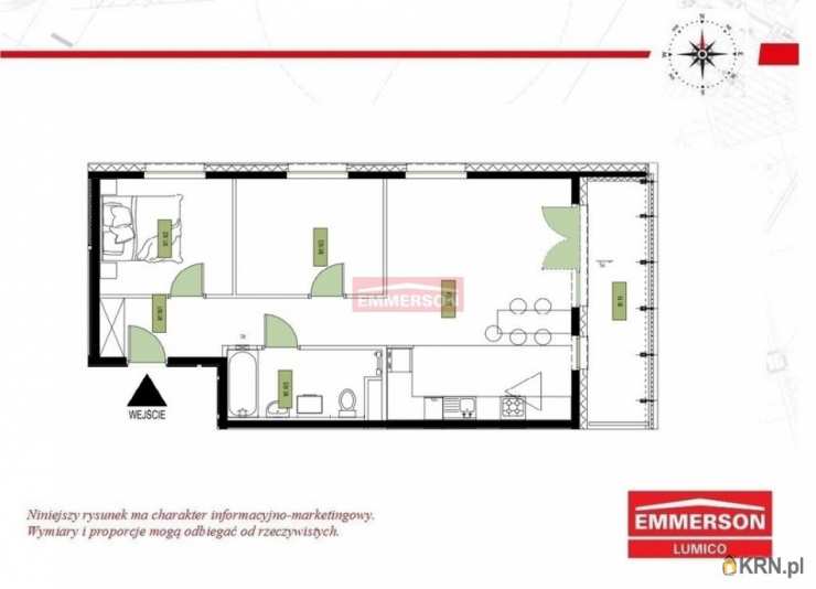 Emmerson Lumico Sp. z o. o., Mieszkanie  na sprzedaż, Kraków, Czyżyny, ul. 