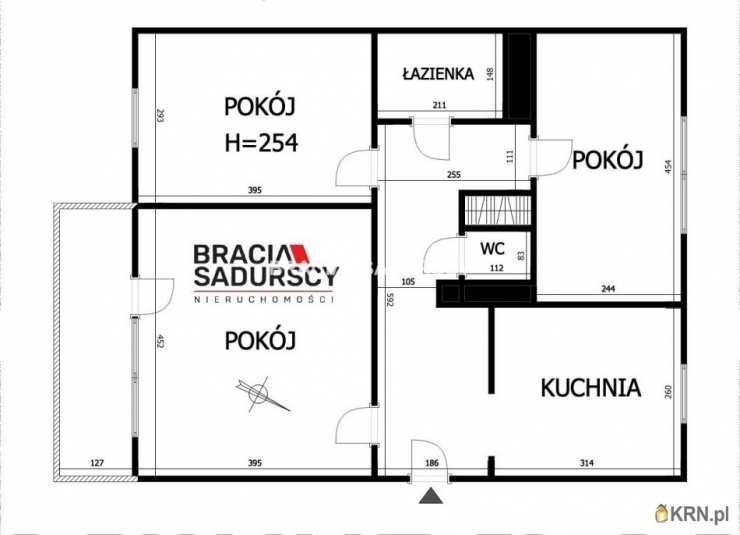 Kraków, Grzegórzki, ul. Pokoju, 3 pokojowe, Mieszkanie  na sprzedaż