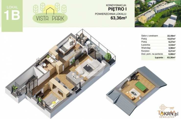 Mieszkanie  na sprzedaż, 3 pokojowe, Boguchwała, ul. 