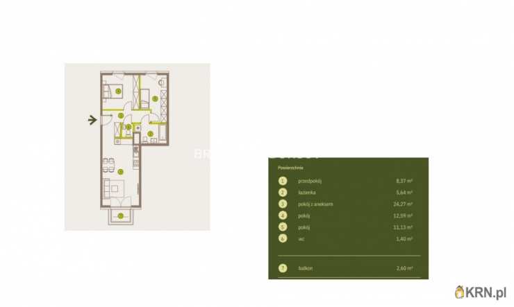 Mieszkanie  na sprzedaż, 3 pokojowe, Kraków, Prądnik Biały, ul. Imbramowska