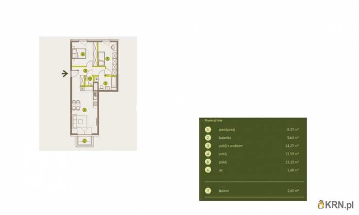 Mieszkanie  na sprzedaż, 3 pokojowe, Kraków, Prądnik Biały, ul. Imbramowska