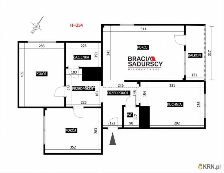 Mieszkanie  na sprzedaż, 3 pokojowe, Dobczyce, ul. Piastowskie