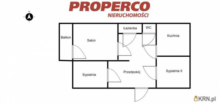 Mieszkanie  na sprzedaż, Jędrzejów, ul. Jana III Sobieskiego, 3 pokojowe