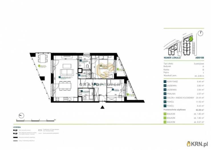 Warszawa, Włochy, ul. Jutrzenki, Mieszkanie  na sprzedaż, 3 pokojowe