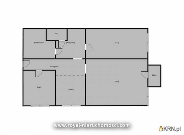 3 pokojowe, Koszalin, ul. J. Lelewela, Mieszkanie  na sprzedaż