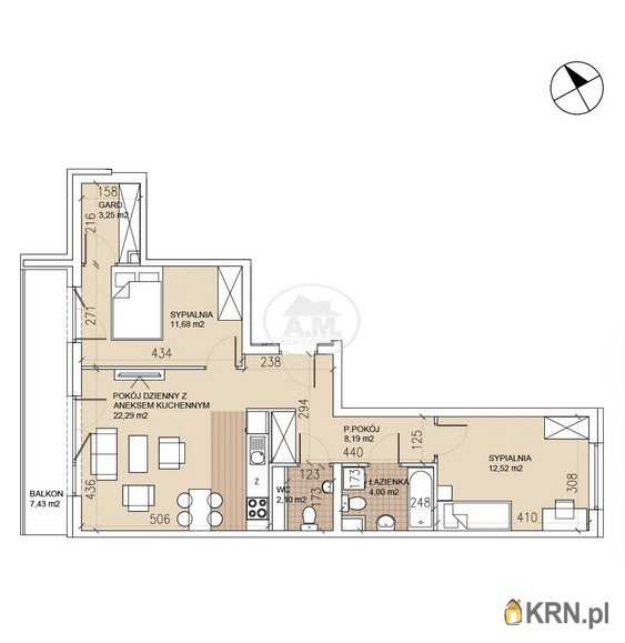 Mieszkanie  na sprzedaż, 3 pokojowe, Wrocław, Psie Pole/Sołtysowice, ul. 