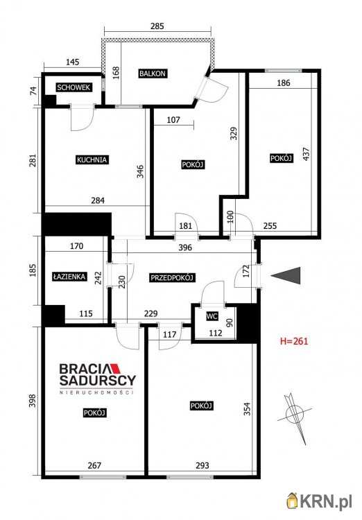 Kraków, Bronowice, ul. Zaczarowane Koło, Mieszkanie  na sprzedaż, 4 pokojowe