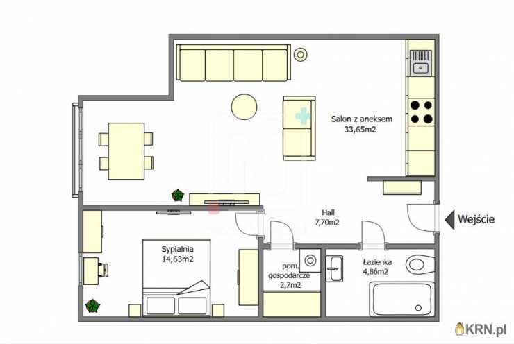 2 pokojowe, Mieszkanie  na sprzedaż, Warszawa, Ursus/Skorosze, ul. Ryżowa
