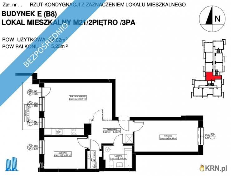 3 pokojowe, Warszawa, Bielany, ul. , Mieszkanie  na sprzedaż