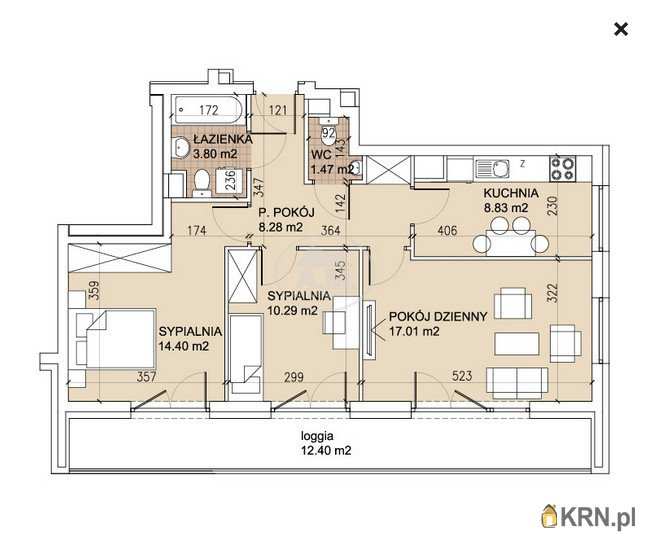 Mieszkanie  na sprzedaż, 3 pokojowe, Wrocław, Psie Pole/Sołtysowice, ul. 