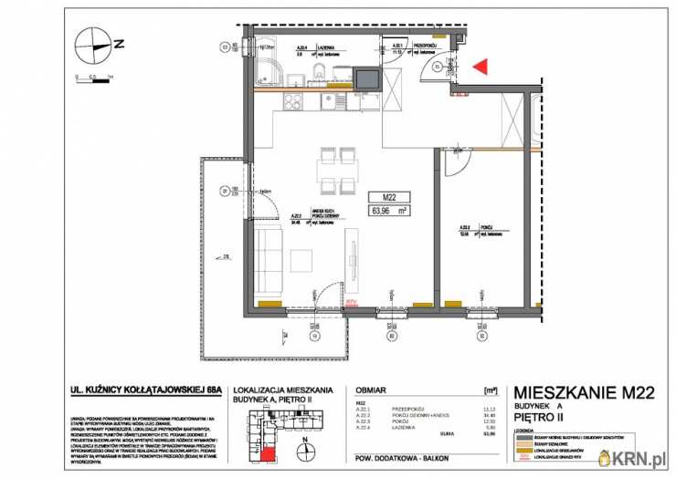 Mieszkanie  na sprzedaż, Kraków, Prądnik Biały, ul. Kuźnicy Kołłątajowskiej, 2 pokojowe
