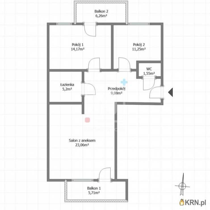 Warszawa, Ursynów, ul. Puławska, 3 pokojowe, Mieszkanie  na sprzedaż
