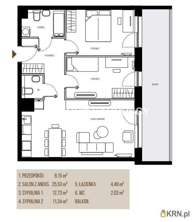 Kraków, Podgórze, ul. Wadowicka, Mieszkanie  na sprzedaż, 3 pokojowe