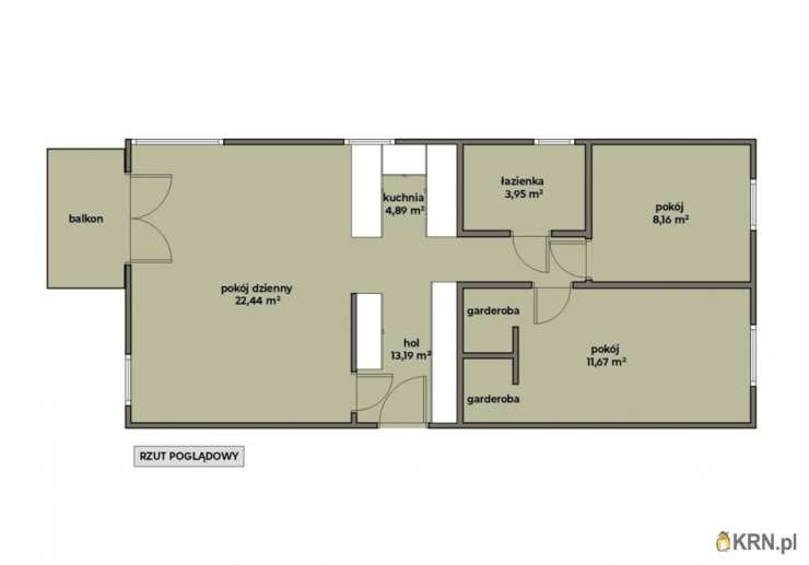 Kraków, Dębniki/Ruczaj, ul. K. Bunscha, 3 pokojowe, Mieszkanie  na sprzedaż