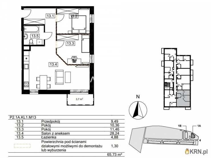 3 pokojowe, Kraków, Bieżanów-Prokocim/Złocień, ul. Agatowa, Mieszkanie  na sprzedaż
