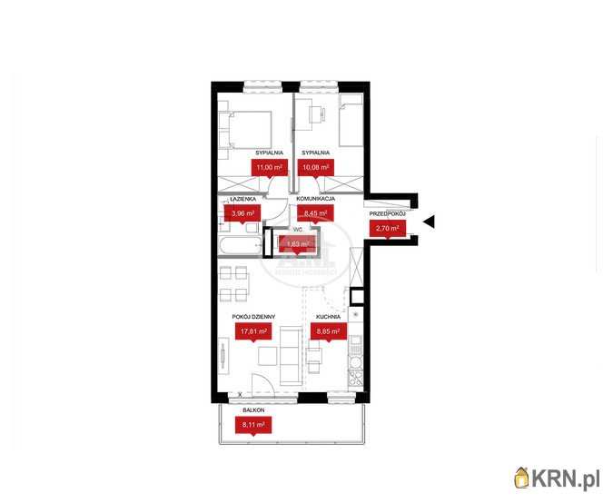 Mieszkanie  na sprzedaż, Wrocław, Psie Pole/Kleczków, ul. W. Reymonta, 3 pokojowe