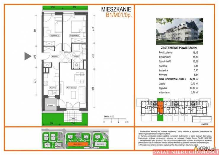 Wrocław, Krzyki/Brochów, ul. , Mieszkanie  na sprzedaż, 3 pokojowe