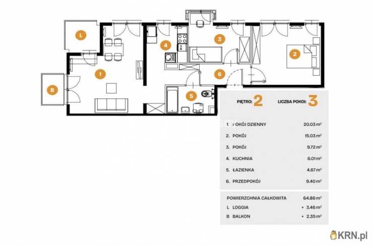 Kraków, Bronowice, ul. Na Błonie, Mieszkanie  na sprzedaż, 3 pokojowe