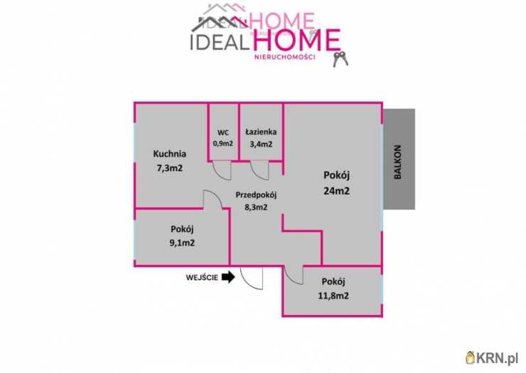 Rzeszów, ul. , 3 pokojowe, Mieszkanie  na sprzedaż