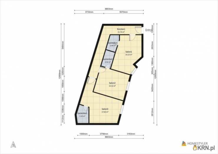 Mieszkanie  na sprzedaż, 3 pokojowe, Poznań, Wilda, ul. Fabryczna