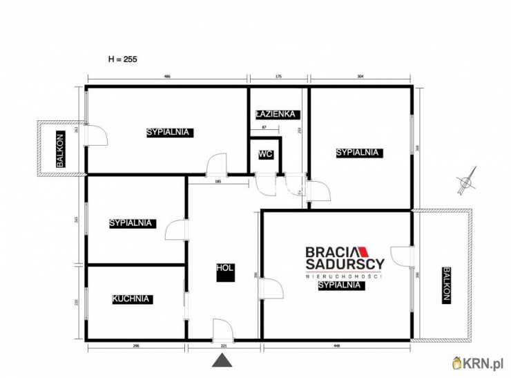 Myślenice, ul. Tysiąclecia, Mieszkanie  na sprzedaż, 4 pokojowe