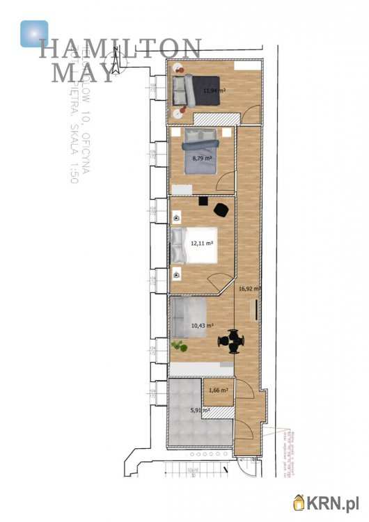 Mieszkanie  do wynajęcia, 4 pokojowe, Kraków, Stare Miasto, ul. Wielopole