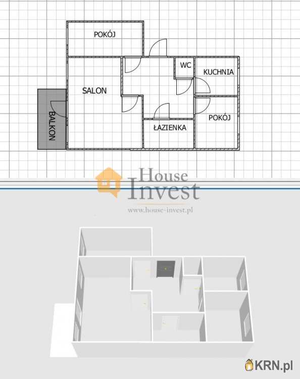 Mieszkanie  na sprzedaż, 3 pokojowe, Legnica, ul. 