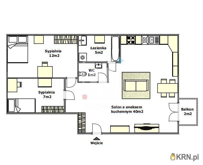 Nieruchomości Plus Piotr Kasprzak Paulina Pacelt Spółka Cywilna, Mieszkanie  na sprzedaż, Warszawa, Mokotów/Stary Mokotów, ul. Króżańska
