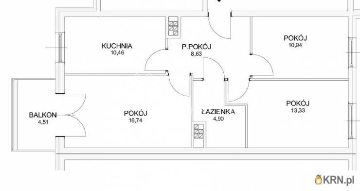 3 pokojowe, Wrocław, Krzyki/Jagodno, ul. , Mieszkanie  na sprzedaż