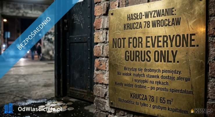 Wrocław, Krzyki, ul. Krucza, Mieszkanie  na sprzedaż, 3 pokojowe
