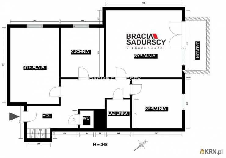 Kraków, Mistrzejowice, ul. Piastów, Mieszkanie  na sprzedaż, 3 pokojowe