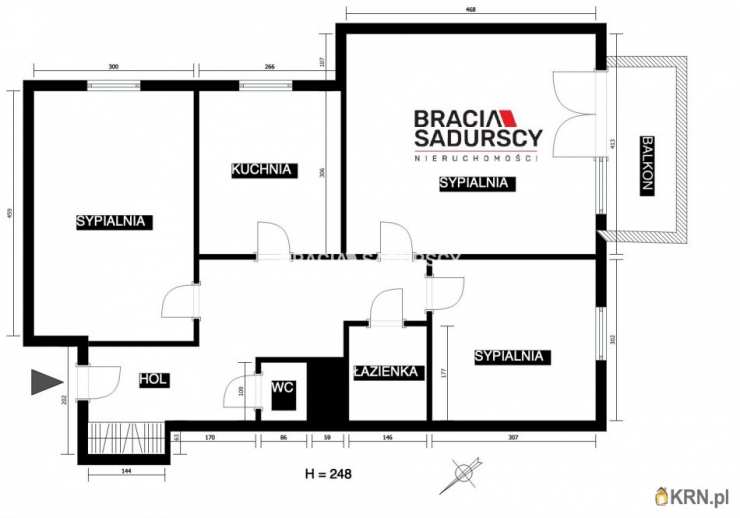 Mieszkanie  na sprzedaż, Kraków, Mistrzejowice, ul. Piastów, 3 pokojowe