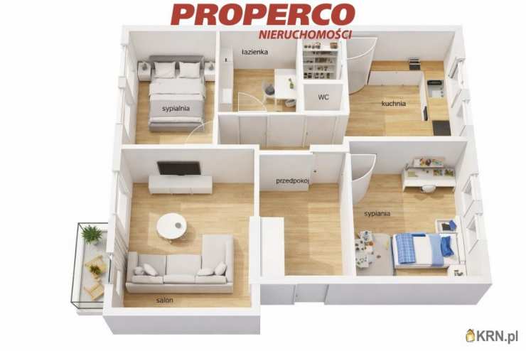 3 pokojowe, Mieszkanie  na sprzedaż, Pińczów, ul. gen. W. Sikorskiego