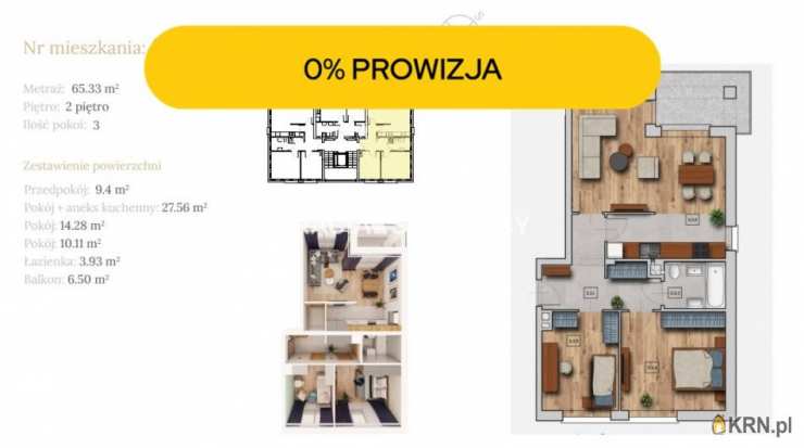 Mieszkanie  na sprzedaż, Czarnochowice, ul. , 3 pokojowe