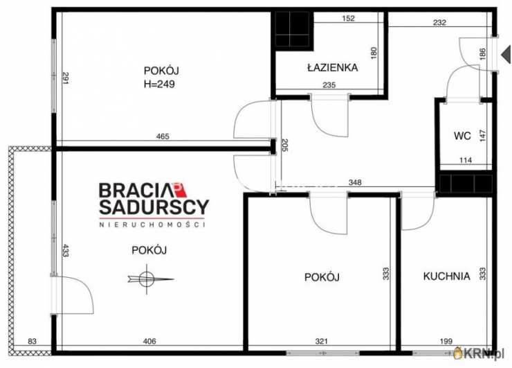 Bracia Sadurscy Oddział BS1 Kapelanka, Mieszkanie  na sprzedaż, Kraków, Dębniki/Ruczaj, ul. gen. S. Grota-Roweckiego