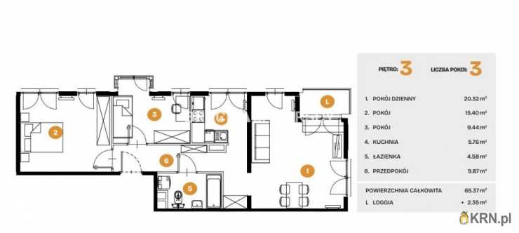 Mieszkanie  na sprzedaż, Kraków, Bronowice, ul. Na Błonie, 3 pokojowe