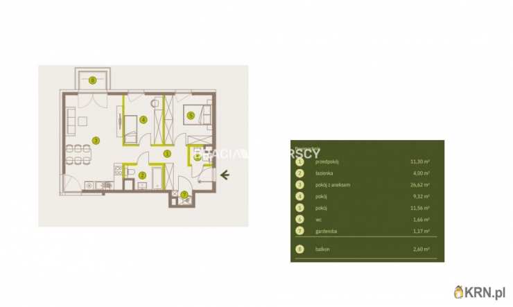 Mieszkanie  na sprzedaż, 3 pokojowe, Kraków, Prądnik Biały, ul. Imbramowska