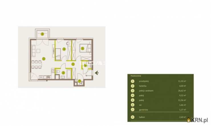 Mieszkanie  na sprzedaż, 3 pokojowe, Kraków, Prądnik Biały, ul. Imbramowska