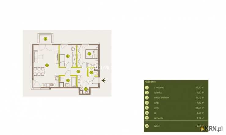 Mieszkanie  na sprzedaż, 3 pokojowe, Kraków, Prądnik Biały, ul. Imbramowska