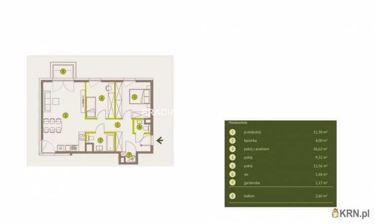 Mieszkanie  na sprzedaż, 3 pokojowe, Kraków, Prądnik Biały, ul. Imbramowska