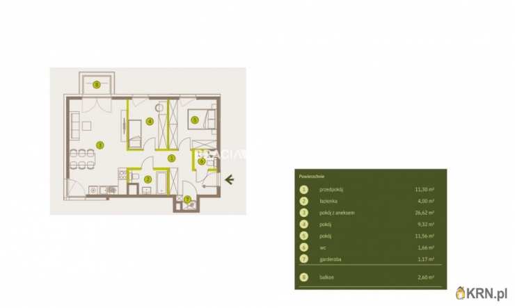 Mieszkanie  na sprzedaż, 3 pokojowe, Kraków, Prądnik Biały, ul. Imbramowska